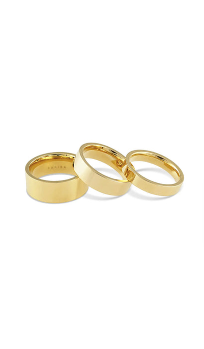 Flat Stackable Ring Set