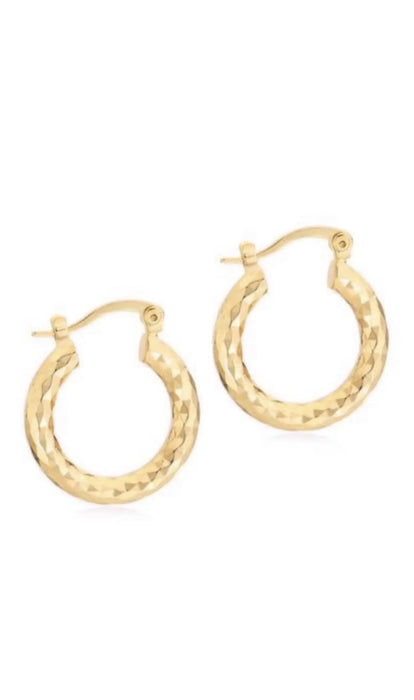 Hammerted Hoops